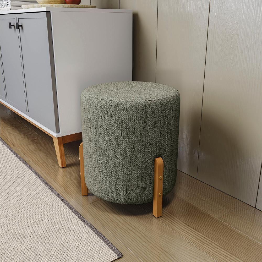 Puff Ravi Kappesberg Linho Verde Malva - 8