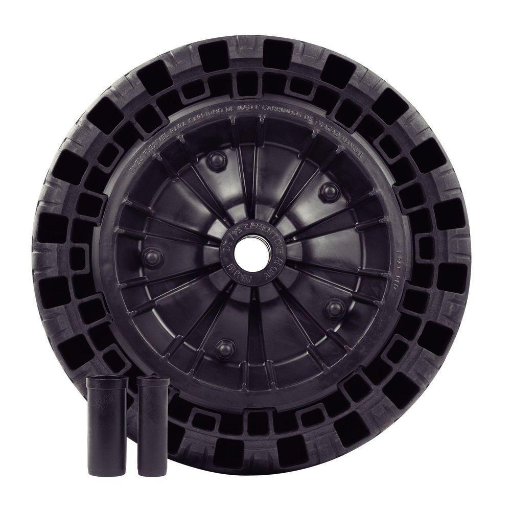 Pneu Maciço ø 320 X 75 Mm Tramontina Roda Plástica Universal Para Carrinho Mão Tramontina - 3