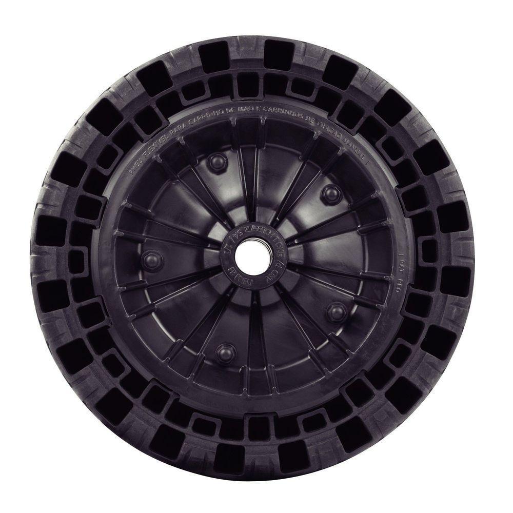 Pneu Maciço ø 320 X 75 Mm Tramontina Roda Plástica Universal Para Carrinho Mão Tramontina - 4