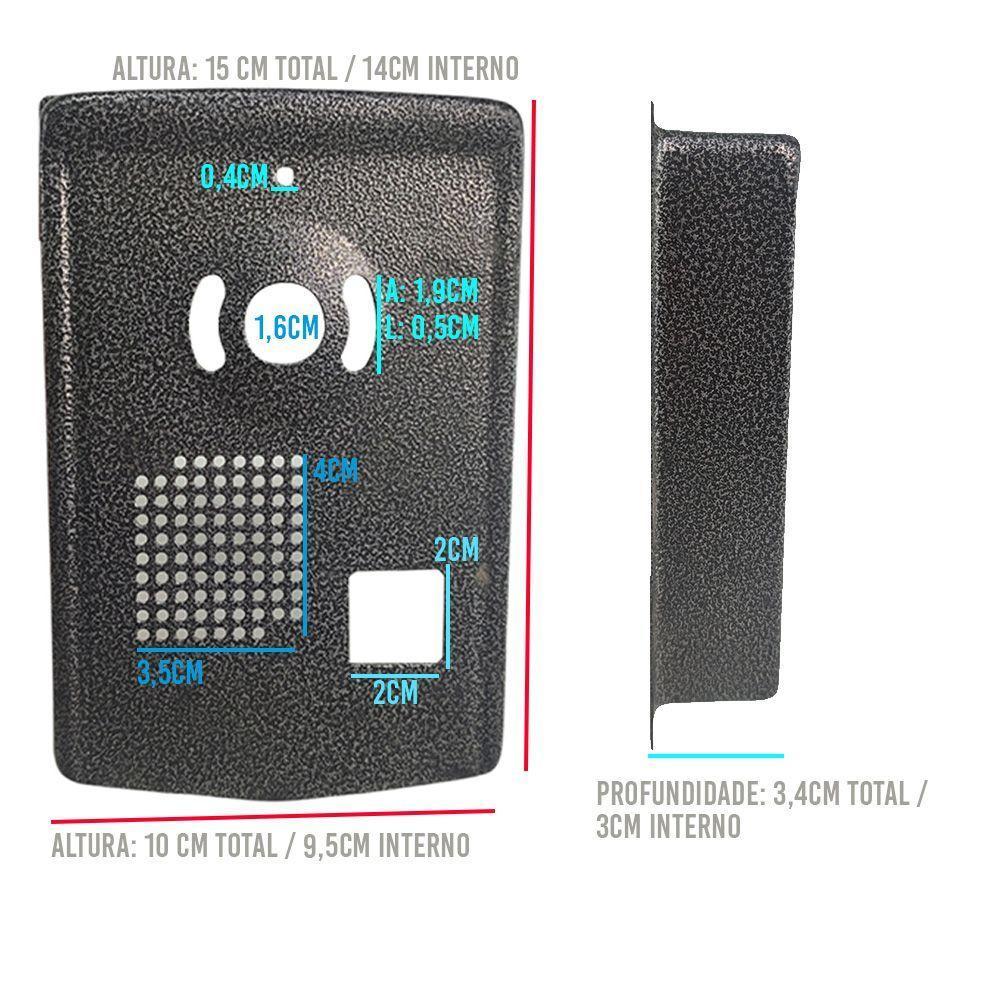 Capa De Proteção Antivandalismo Porteiro Eletronico Interfon - 4