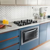 Cooktop 5 Bocas Preto Com Mesa De Vidro E Tripla Chama Atlas U Top Bivolt - 7