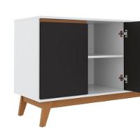 Aparador Kappesberg 4 Portas Branco/preto Fosco 156cm - 8