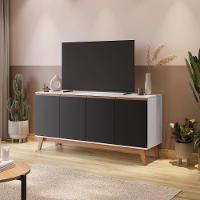 Aparador Kappesberg 4 Portas Branco/preto Fosco 156cm - 10