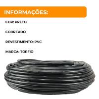 Cabo Pp Preto 4 Vias (4x2,50mm) 100% Cobre 1 Metro - 6