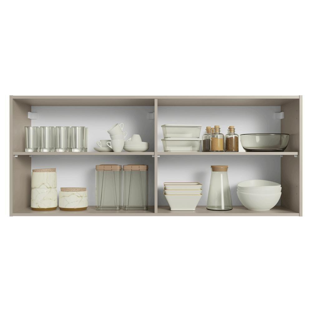 Armário Aéreo 120 Cm 2 Portas Nice Madesa Crema - 5