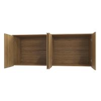 Armário Aéreo 4 Portas Kappesberg Adapt Nogueira 175cm - 2