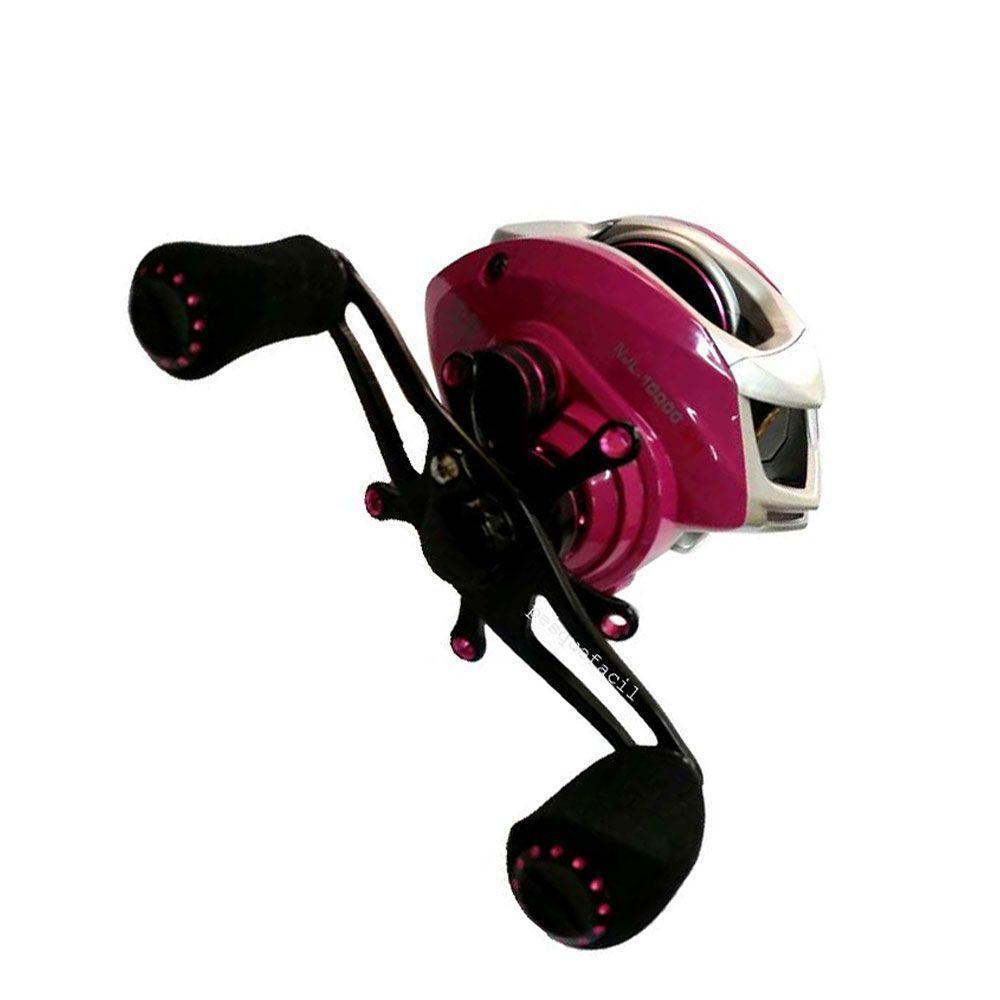 Carretilha Para Pesca Maruri Naja Lady 10r Lado Da Manivela Direita - 3