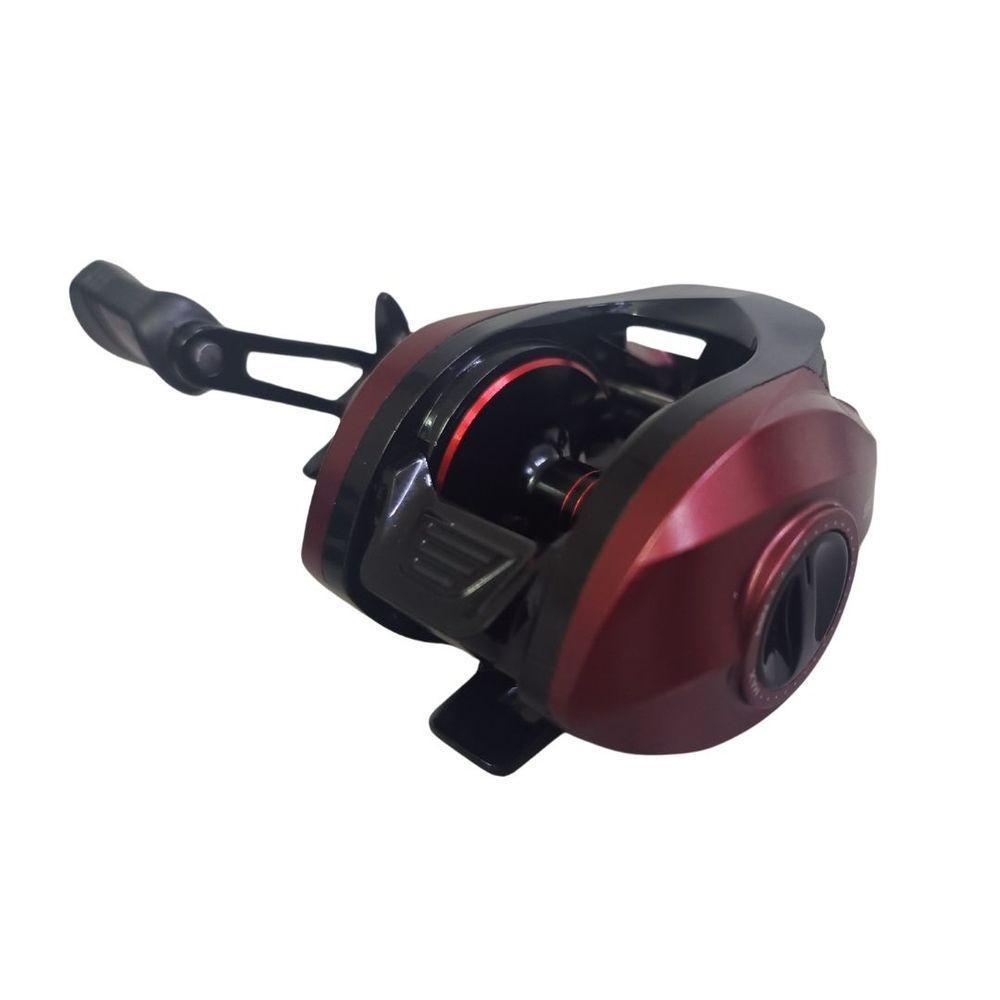 Carretilha Para Pesca Cw Super 6r Cor Vermelha Manivela Direita - 7