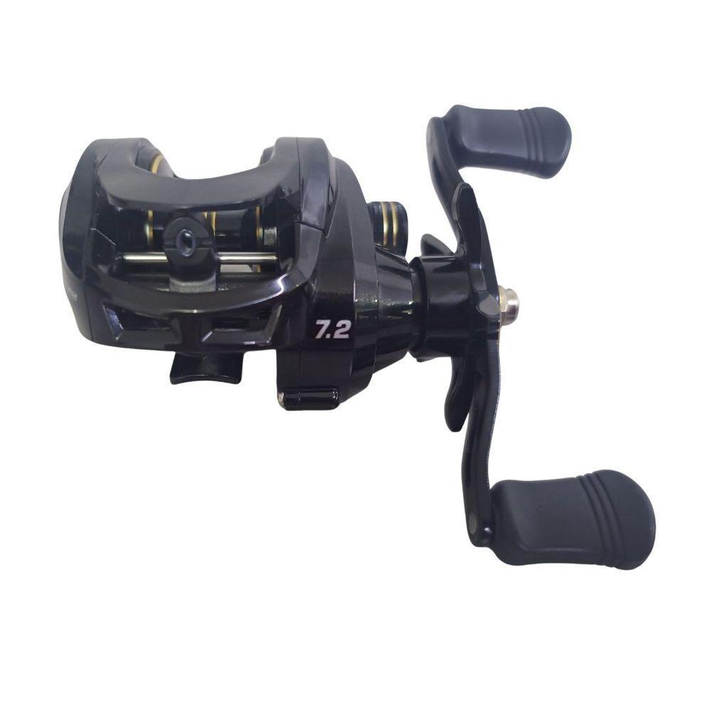 Carretilha Para Pesca Cw Super 6r Cor Vermelha Manivela Esquerda - 2