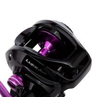 Carretilha Para Pesca Maruri Luke Slim Black Purple Lado Da Manivela Esquerda - 10