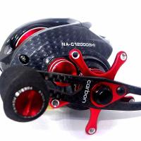 Carretilha Para Pesca Maruri Naja Carbon 12r Lado Da Manivela Esquerda - 5