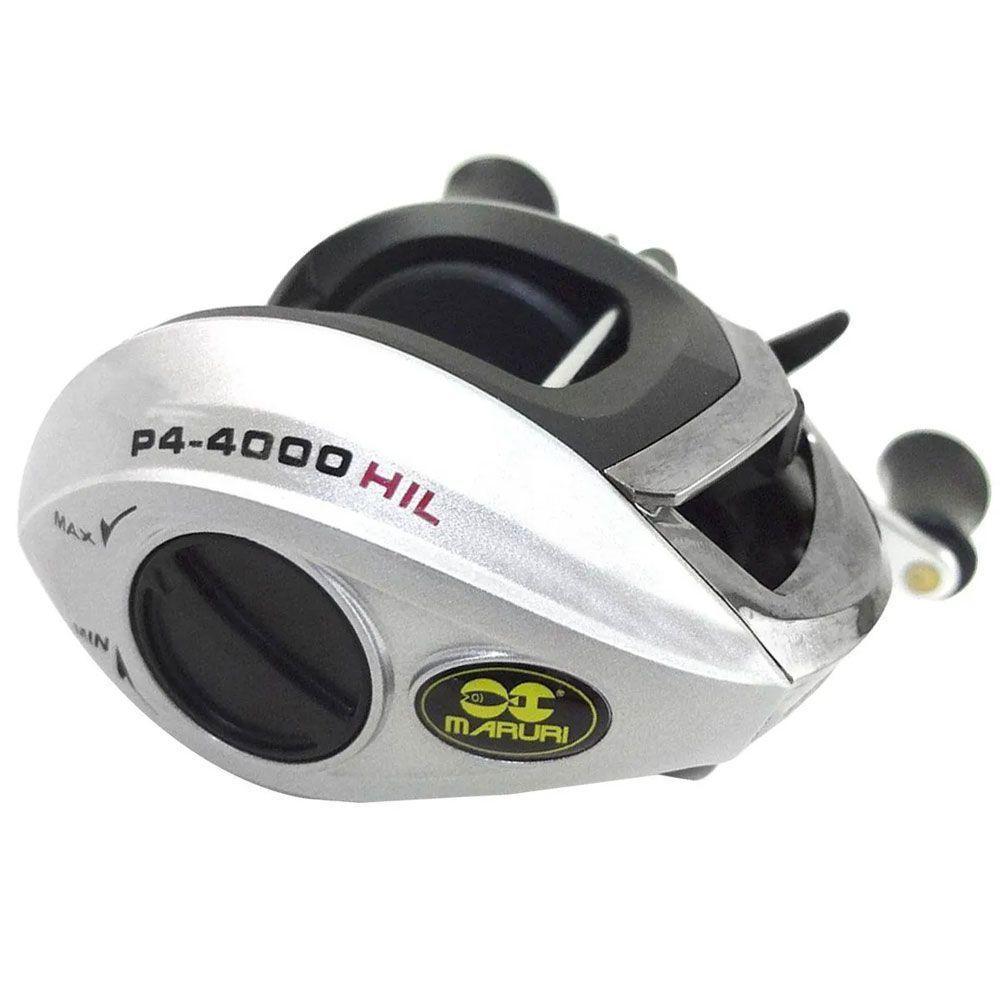 Carretilha Para Pesca Maruri P4 4 Rolamentos Lado Da Manivela Esquerda - 3