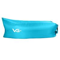 Sofá Puff Air Bag Inflável Para Camping Vg+ Azul Claro - 1