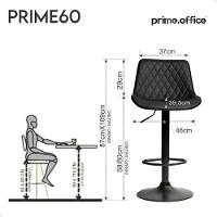 Banqueta Alta Cozinha Bar Balcão Para Bancada Encosto Kit 03 Preto - 5