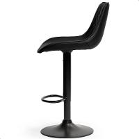 Banqueta Alta Cozinha Bar Balcão Para Bancada Encosto Kit 03 Preto - 8