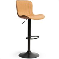 Kit 03 Un Banquetas Altas Giratórias Encosto Bar Confortável Caramelo - 8