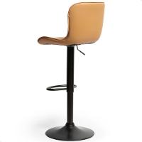Kit 03 Un Banquetas Altas Giratórias Encosto Bar Confortável Caramelo - 10
