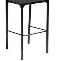 Kit 02 Banquetas Alta Com Encosto Luiza Gourmet Para Balcão Cozinha Suede Cinza - Aurora Line - 6