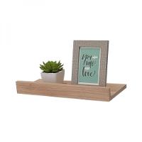 Prateleira Porta Quadros 30x15cm Carvalho Suporte Invisível - 2