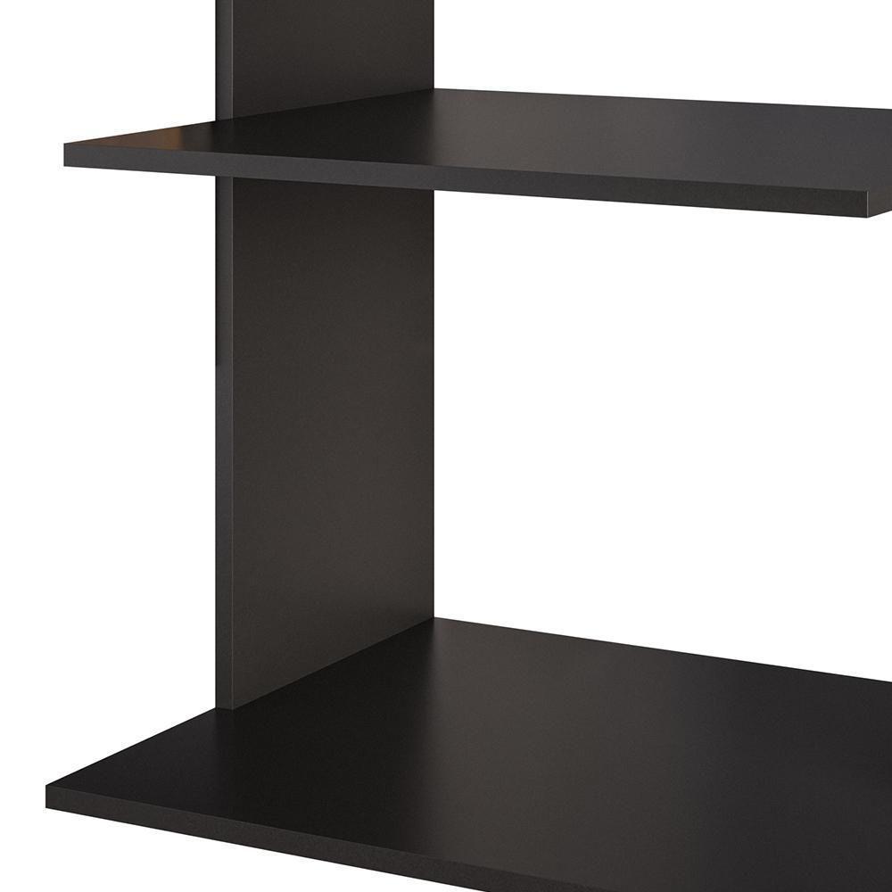 Suporte Micro-ondas E Forno Armário Aéreo 60cm Turim Z34 Preto - Mpozenato - 5