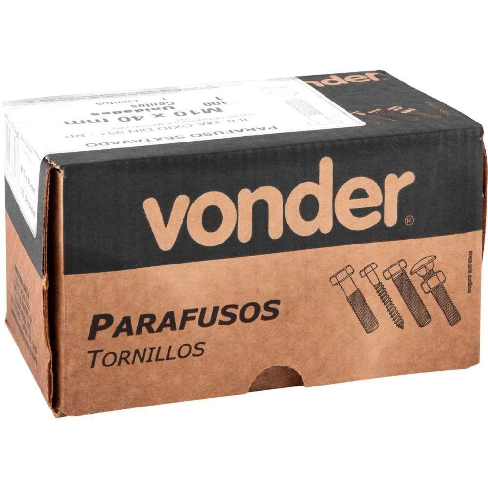 Parafuso Sextavado 8.8 10 X 40 Ma Rp Din 931 Vonder - 4