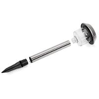 Kit 4 Luminária Solar Luz De Led Jardim Inox Acrílico - 1