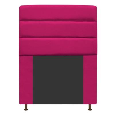 Cabeceira Estofada Turim 90cm Solteiro Suede Pink Adj Decor