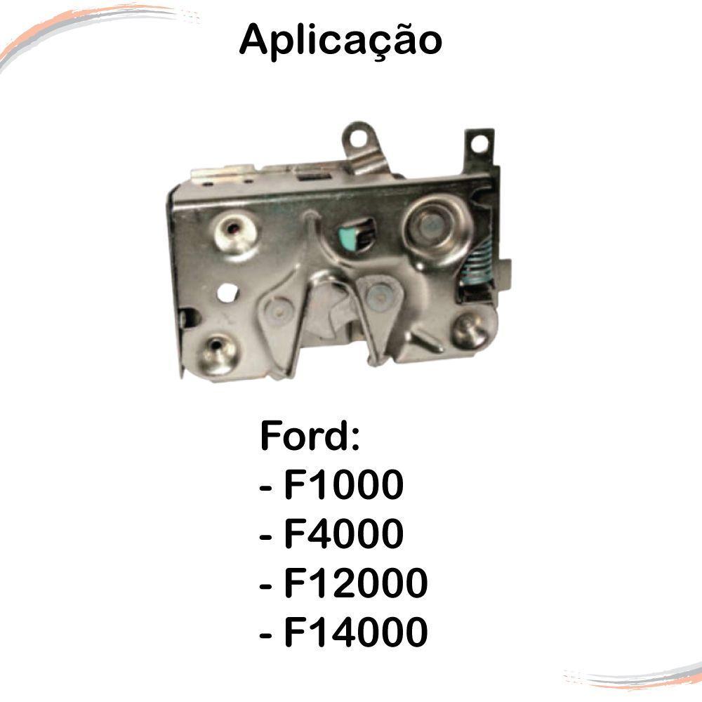 Fechadura Porta Traseira Lado Esquerdo Ford F1000 F4000 - 2