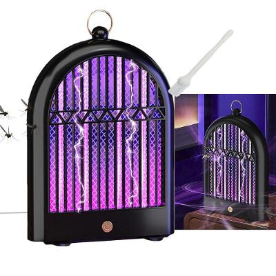 Luminaria Repelente Armadilha Mata Inseto Mosquito Mosca Luz Ultravioleta Choque Usb Portatil Afastas Bichos Gancho