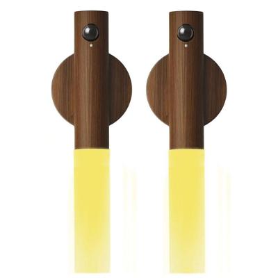 Luminaria Bastao Led Kit 2 Uni Sensor Movimento Detecta Presença Usb Parede Iluminaçao Decoraçao Quarto Sala Casa