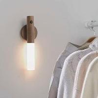 Luminaria Sensor Presença Batao Led Detecta Movimento Base Magnetica Parede Usb Recarregavel Quarto Sala Casa Iluminaçao - 3