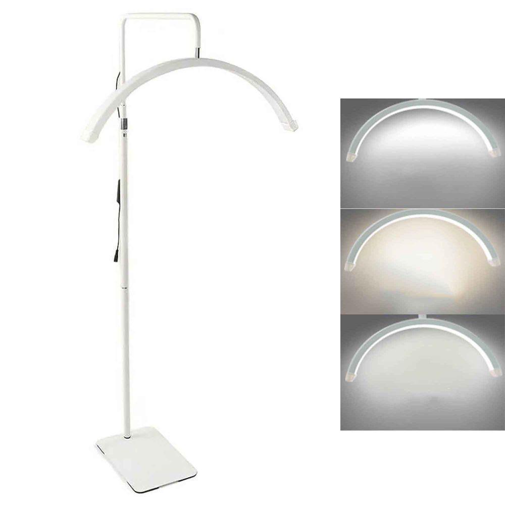 Luminaria Estetica Meia Lua 36w Arco Dentista Salao Beleza Maquiagem Cilios Iluminaçao Estudio Foto Sobrancelha Manicure - 8