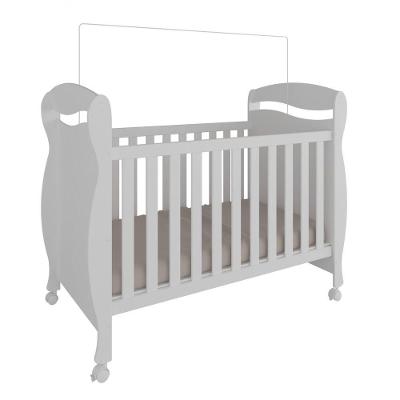 Berço Americano Junior New - Moveis Peroba Branco Brilho