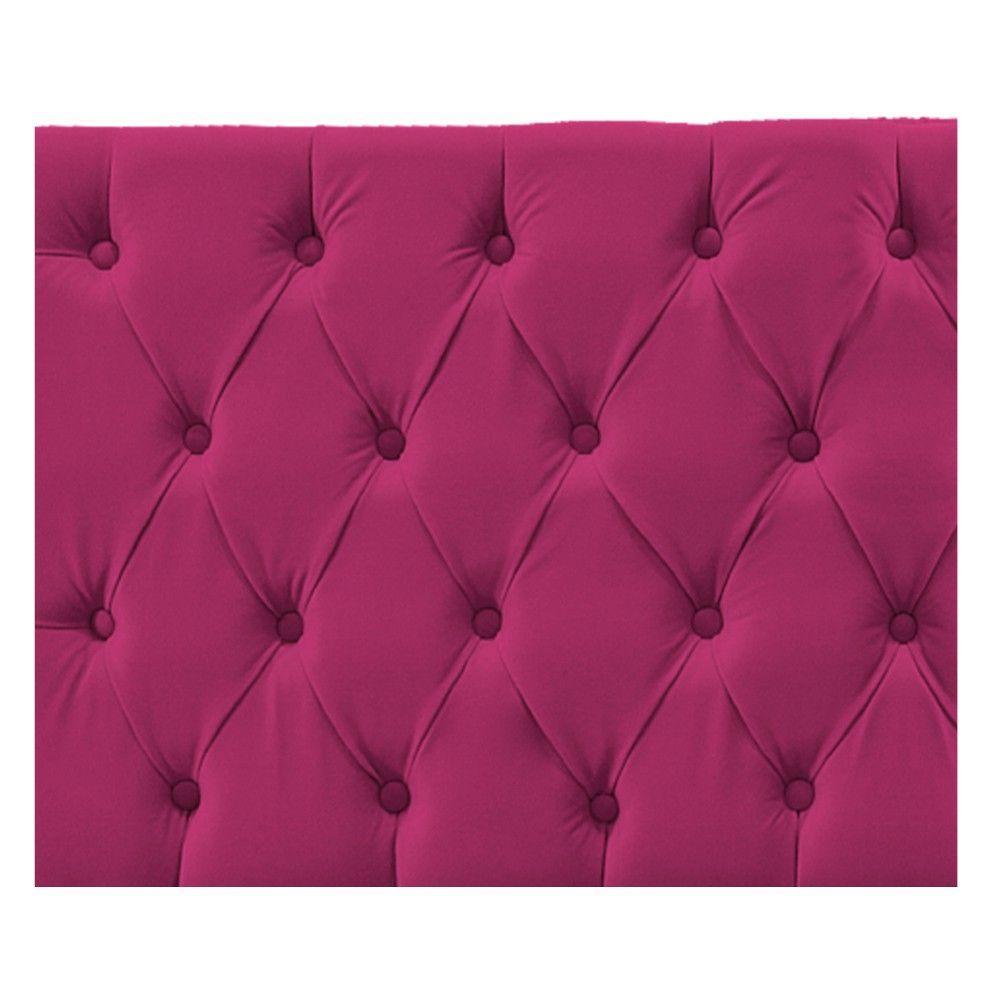 Cabeceira Sofia 195cm King Size Suede Pink - 9