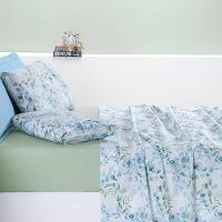 Jogo Cama Lençol Maris King Percalle 200 Fios Estampado 4 Peças Forest Verde - 2