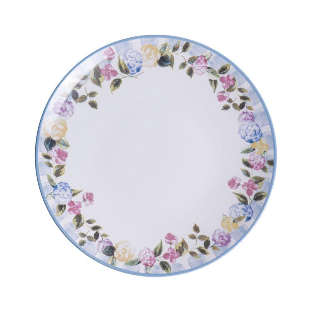 Prato Raso Em Porcelana Decorada Aura 25 Cm Tramontina - 1