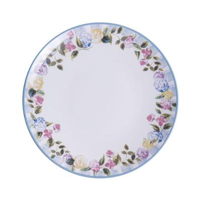 Prato Raso Em Porcelana Decorada Aura 25 Cm Tramontina