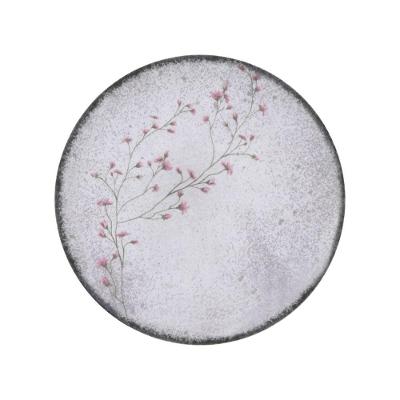 Prato Raso Em Porcelana Decorada Floralis 25 Cm Tramontina