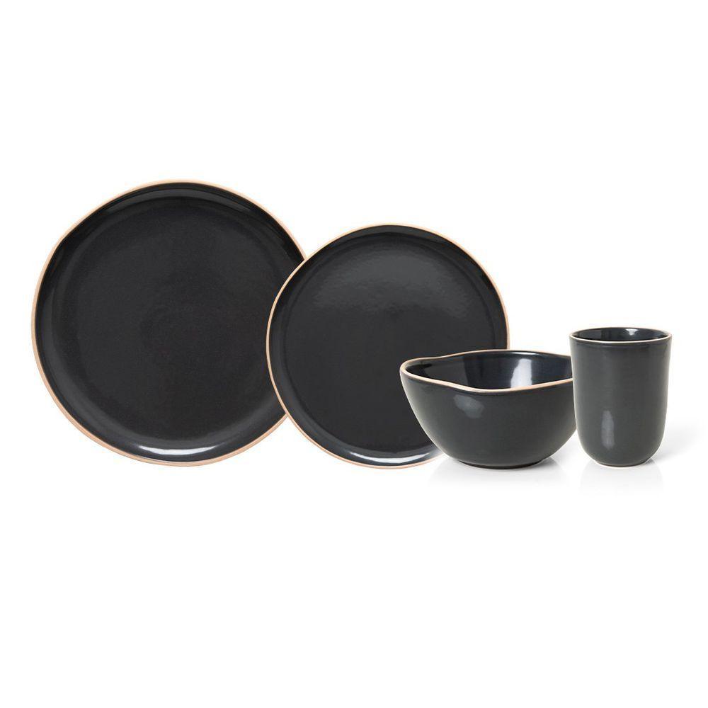 Jogo Copa E Cia 16 Peças Vivant Em Cerâmica Cromio - 1