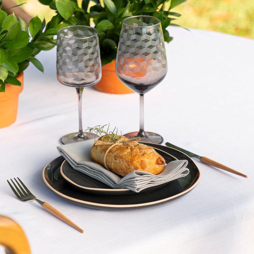 Jogo Copa E Cia 16 Peças Vivant Em Cerâmica Cromio - 2