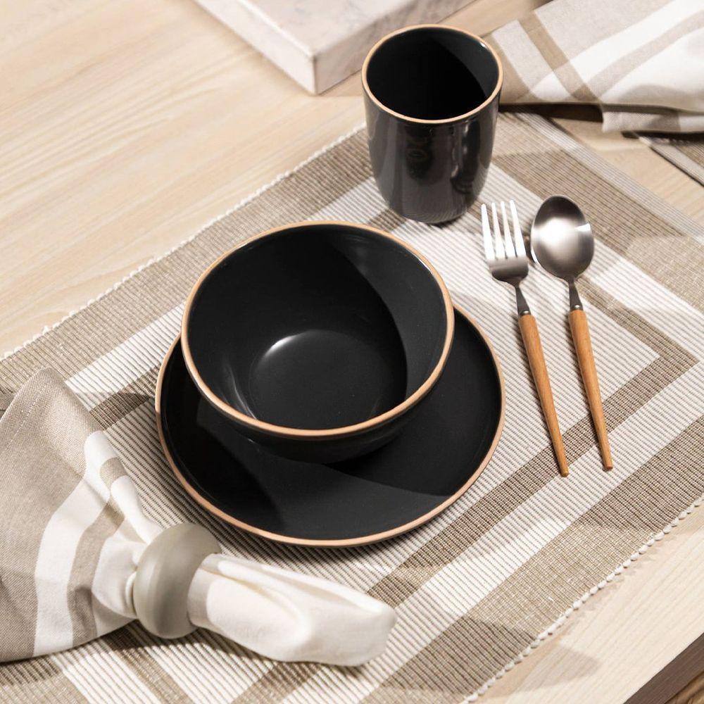 Jogo Copa E Cia 16 Peças Vivant Em Cerâmica Cromio - 4