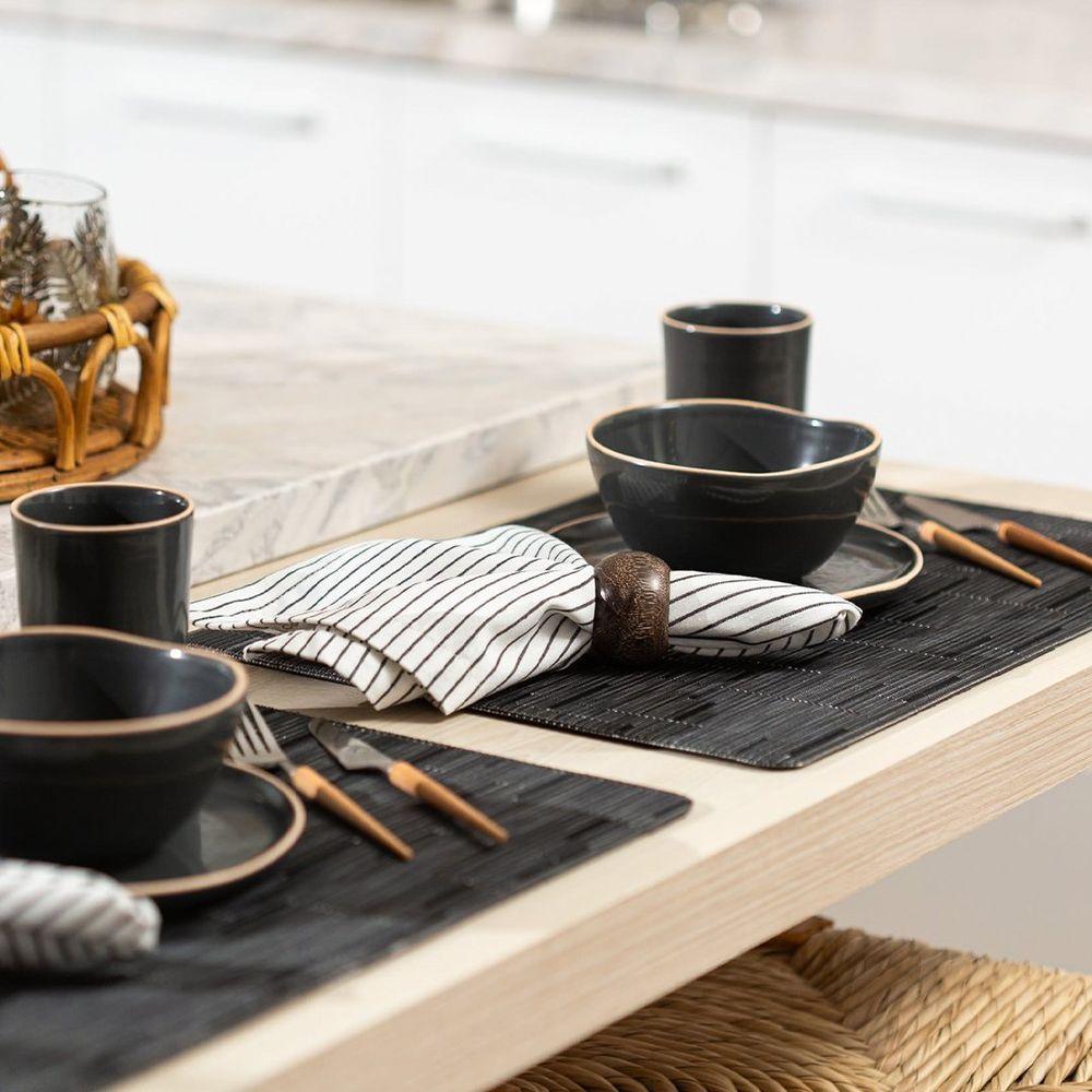 Jogo Copa E Cia 16 Peças Vivant Em Cerâmica Cromio - 5