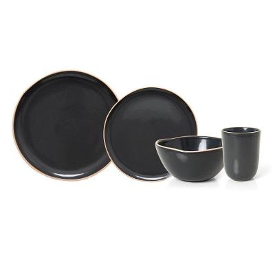 Jogo Copa E Cia 16 Peças Vivant Em Cerâmica Cromio