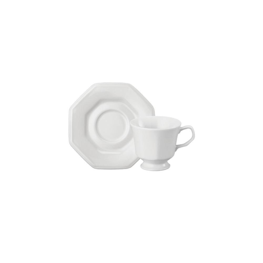 Jogo De Jantar 84 Peças Chá Café Prisma Porcelana Schmidt - 5