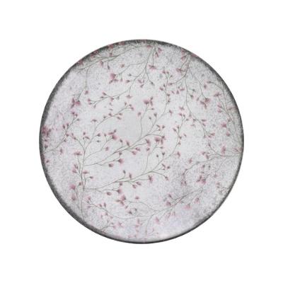 Prato Sobremesa Em Porcelana Decorada Floralis 19cm Tramontina