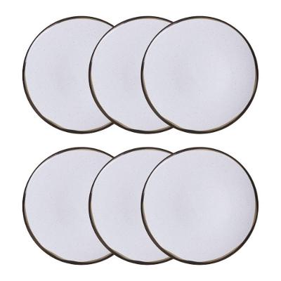 Conjunto 6 Pratos Rasos 25cm Canyon Porcelana Tramontina