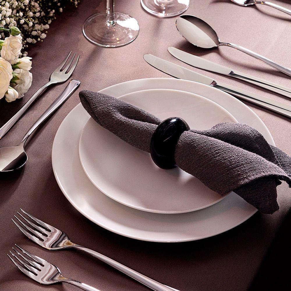 Aparelho De Jantar Tramontina Leonora 20 Peças Em Porcelana Branca Branco 96010287 - 2