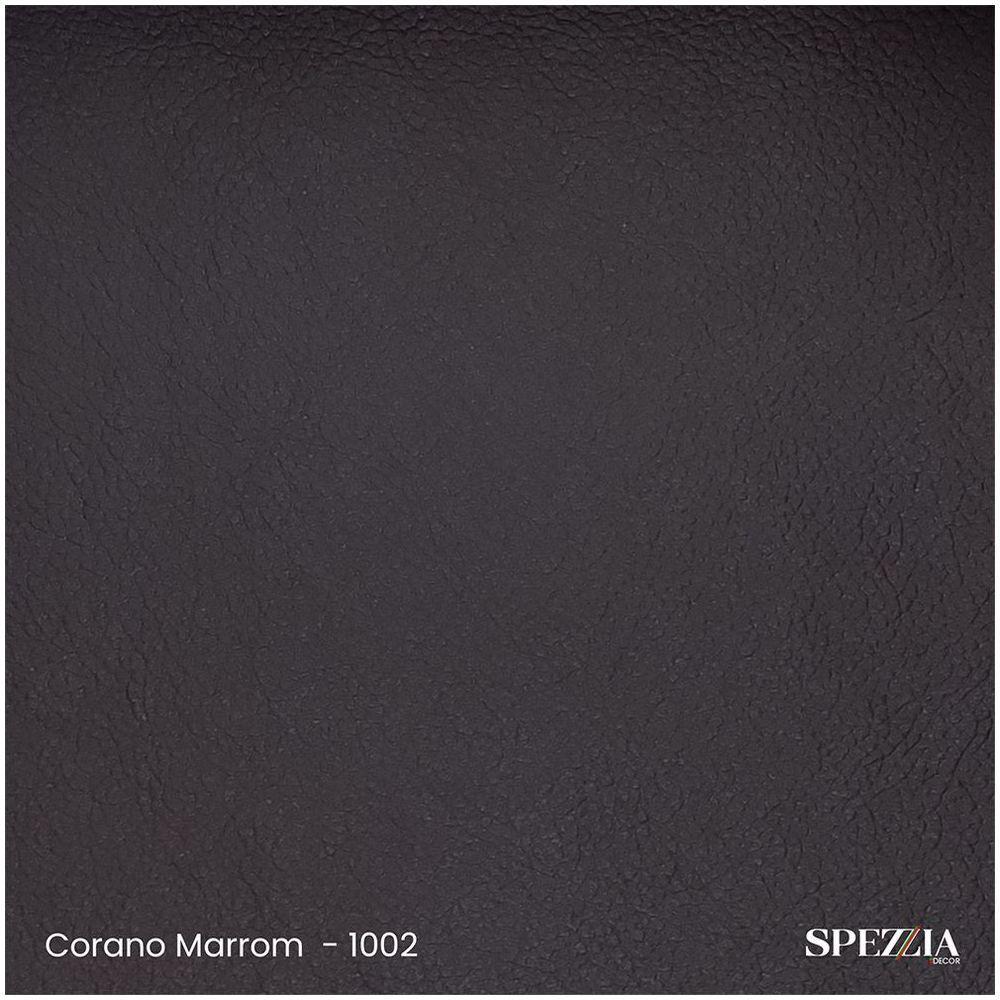 Cabeceira Vicenza Cama Box King 195 Cm Corino Marrom - 3