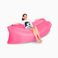 Sofá Inflável De Ar Portátil Puff Impermeável Praia Camping - 1