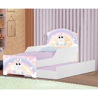 Mini Cama Infantil Com Auxiliar Pop Unicórnio Criança - 1